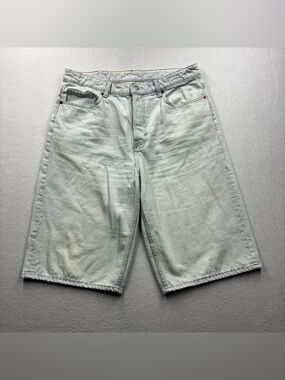 3For$20 &Denim Light Blue Wash Denim Baggy Shorts size 10